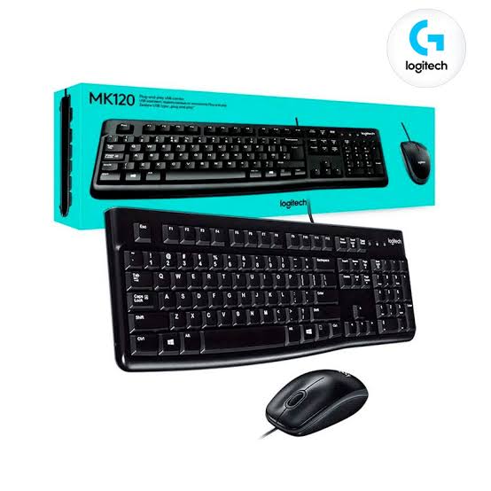 KIT TECLADO + MOUSE LOGITECH MK120 USB